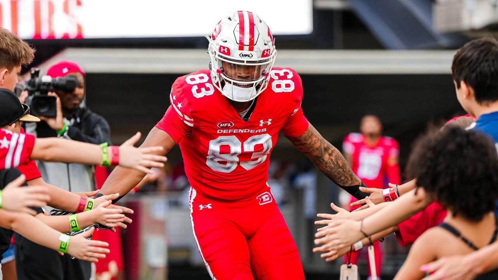 Braylon Sanders in action