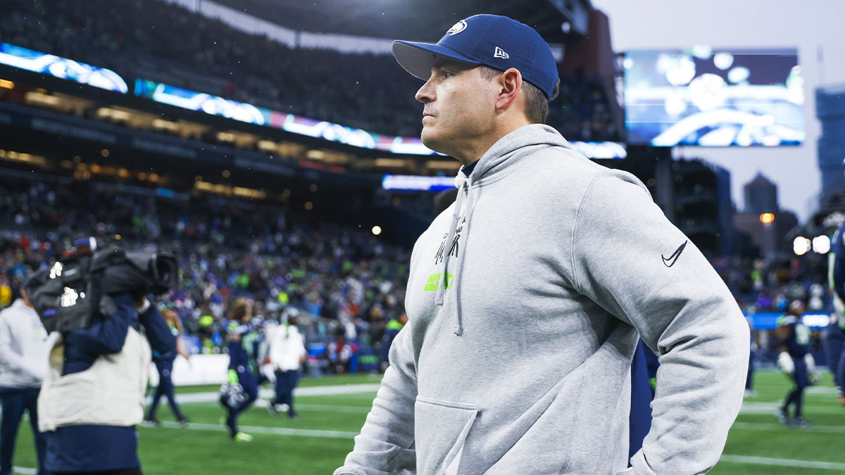 le, Washington, USA; Seattle Seahawks head coach Mike Macdonald walks to the locker room following a loss against the Minnesota Vikings at Lumen Field. 