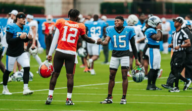 ‘Brothers’ Jimmy Horn Jr., Shedeur Sanders reunite