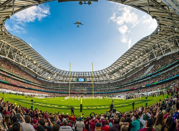 US college football game in Dublin expected to generate €130m for Irish economy