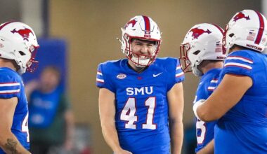 SMU safety Isaiah Nwokobia, kicker Collin Rogers receive preseason All-ACC honors