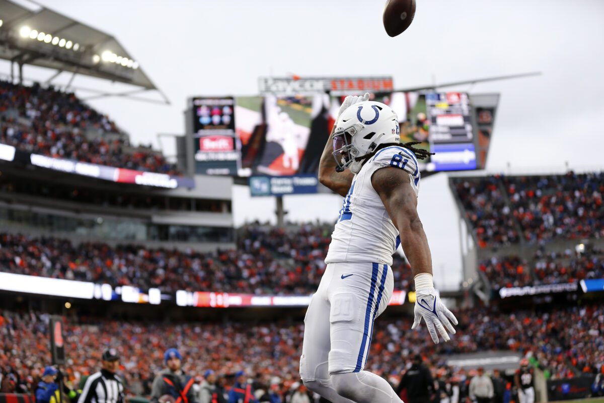 Indianapolis Colts vs the Cincinnati Bengals football game