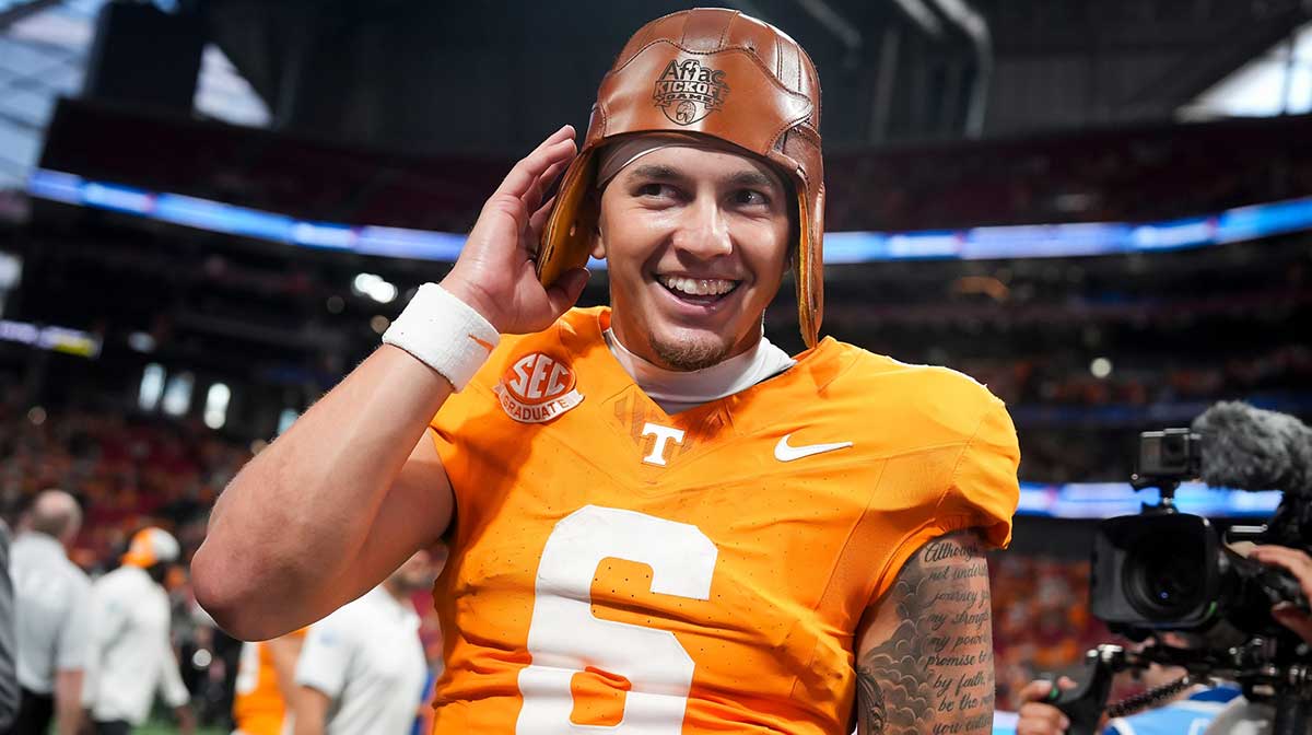 Texas Longhorns quarterback Arch Manning (16) leaves the field following the NCAA football game against the Ohio State Buckeyes at Ohio Stadium on Aug. 30, 2025. Ohio State won 14-7.