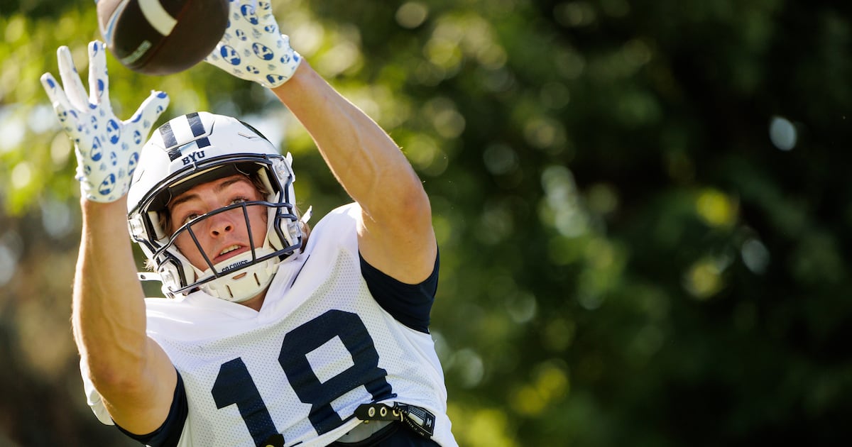 Lanky WR Reggie Frischknecht gives BYU's offense another weapon – Deseret News
