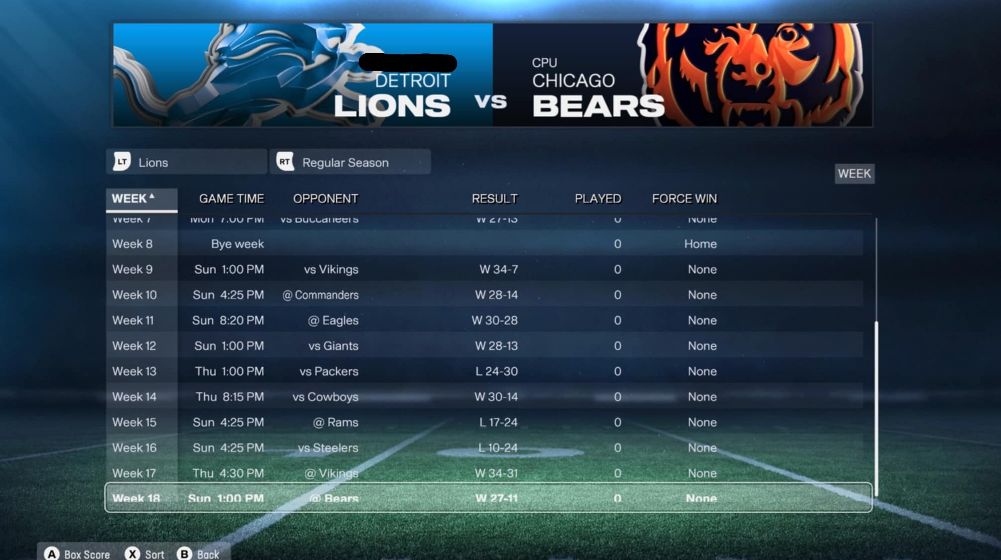 Detroit Lions 2025 schedule prediction via Madden 26