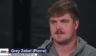 Grey Zabel soaking in his rookie experience with Seattle Seahawks