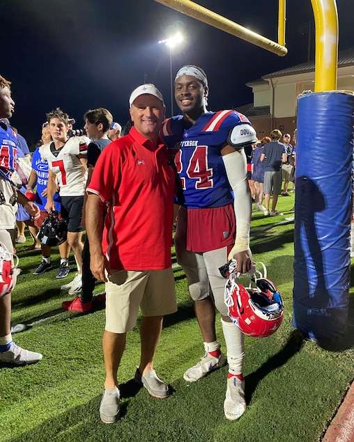 Malaki Starks with his TK YOUTH COACH, Shane Sorrows, AT TK YEAR OR OTHER CONTEXT