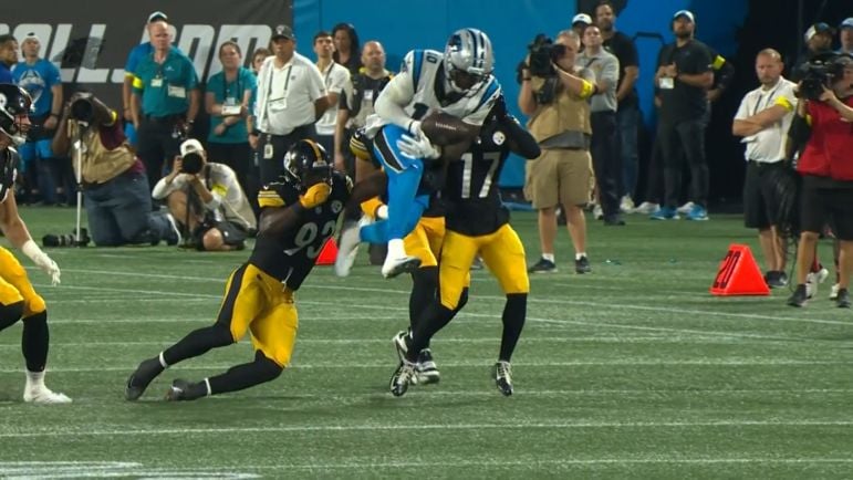 Positional Grades Steelers Panthers