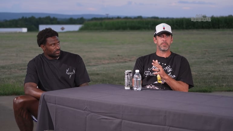 DK Metcalf Aaron Rodgers