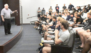 Gov. Morrisey visits WVU football team | News, Sports, Jobs