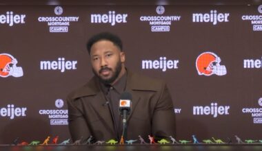Myles Garrett Browns speeding