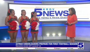 UTRGV cheerleaders preparing for first football season