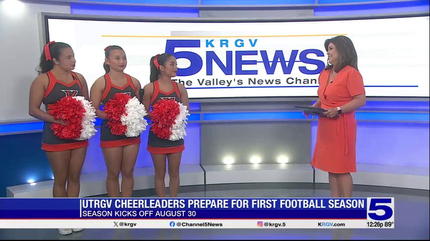 UTRGV cheerleaders preparing for first football season