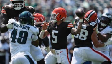 How to view Browns rookie QBs Dillon Gabriel & Shedeur Sanders — Terry Pluto