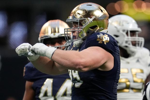 Notre Dame defensive lineman Rylie Mills