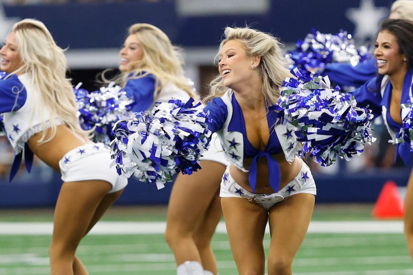 The Dallas Cowboys Cheerleaders at AT&T Stadium, Saturday, Aug. 24, 2024 in Arlington.
