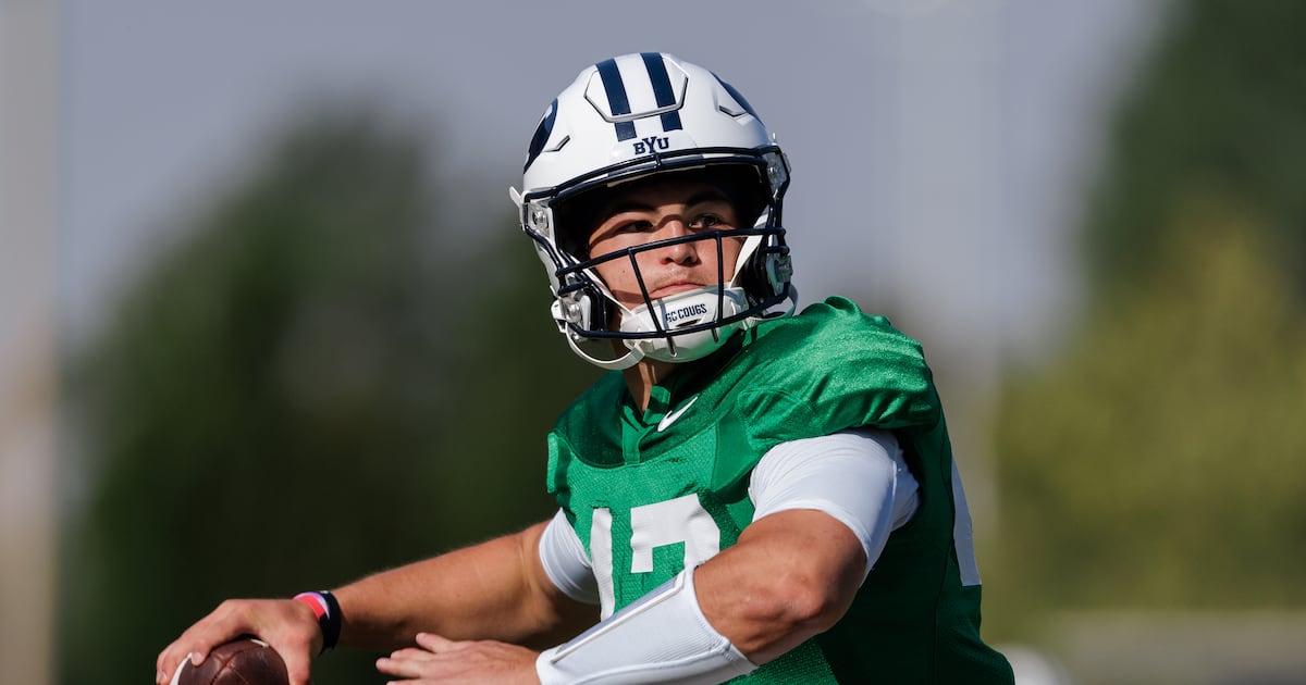 Bear Bachmeier's high school coach not surprised he's QB1 at BYU – Deseret News