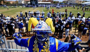 Cowboys, Rams square off in training camp scrimmage