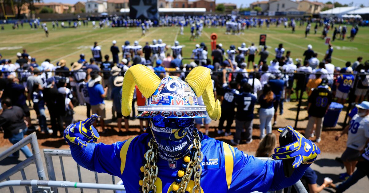 Cowboys, Rams square off in training camp scrimmage