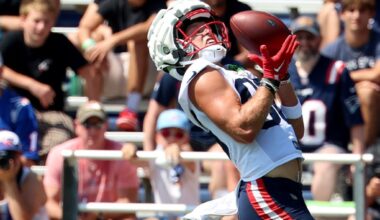 Patriots rookie WR Efton Chism III studying franchise great in training camp