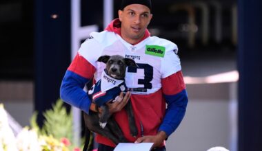 Mack Hollins knows Patriots' starting wide receiver roles are up for grabs