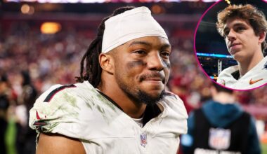 Falcons RB Bijan Robinson Warns It's Too Early for Arch Manning Hype (Excl)