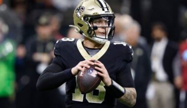 Saints name Spencer Rattler starting QB for Sunday vs. Chargers