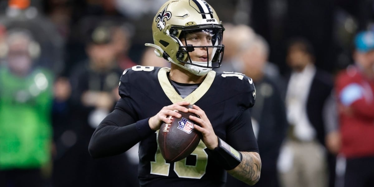 Saints name Spencer Rattler starting QB for Sunday vs. Chargers