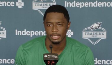 Eagles CB Quinyon Mitchell spreading his wings