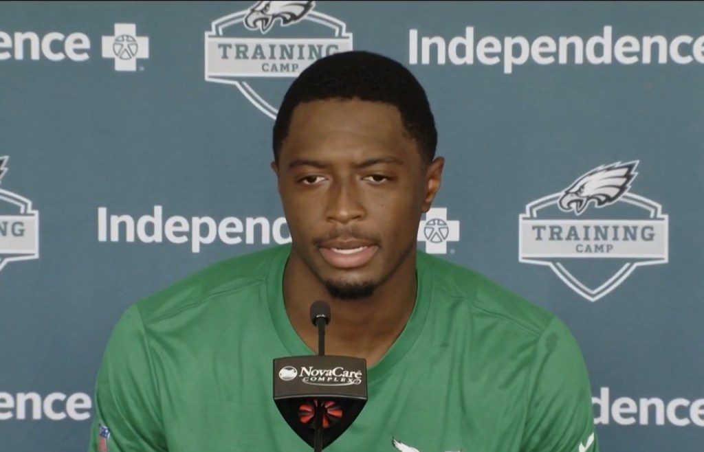 Eagles CB Quinyon Mitchell spreading his wings