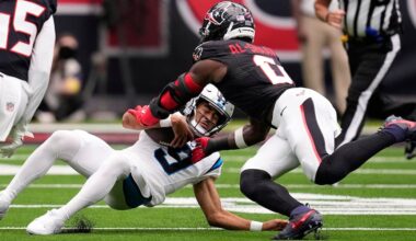 C.J. Stroud’s TD pass helps Texans defeat Panthers 20-3