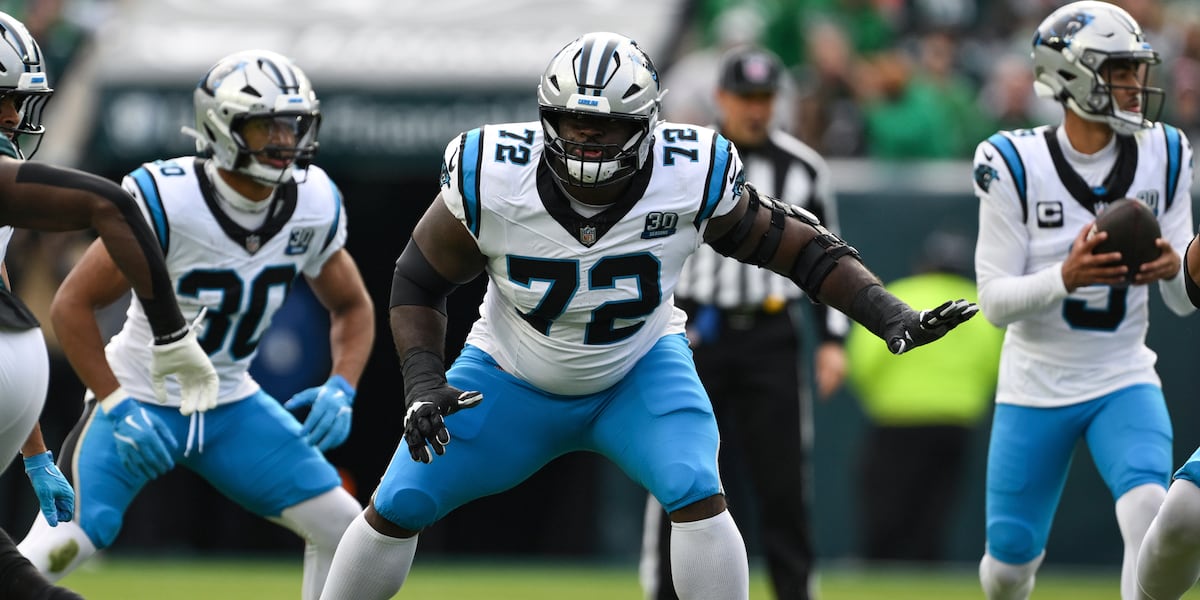 Panthers re-sign longtime RT Taylor Moton to a 2-year, $44M extension, AP sources says