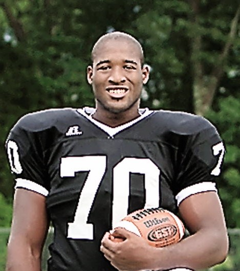Delaware Valley defensive lineman Brandon Clemons