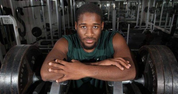 Delaware Valley defensive lineman Brandon Clemons