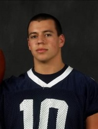 Abington Heights defensive back Dave Keisling