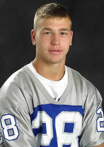West Scranton defensive back Evan Prall