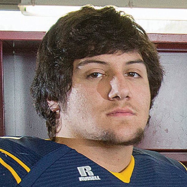 Old Forge linebacker Shane Schuback