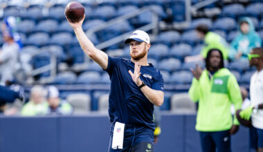 Seattle Seahawks Sam Darnold...