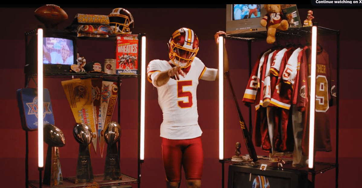 The Washington Commanders release their 2025 jersey schedule