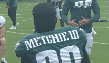 Eagles Training Camp Practice Notes: First look at John Metchie III