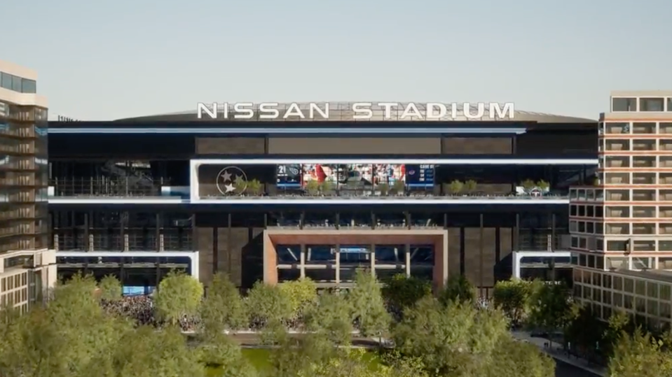 The Titans' new home will continue to be called Nissan Stadium