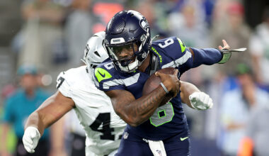 Seattle Seahawks Jalen Milroe...