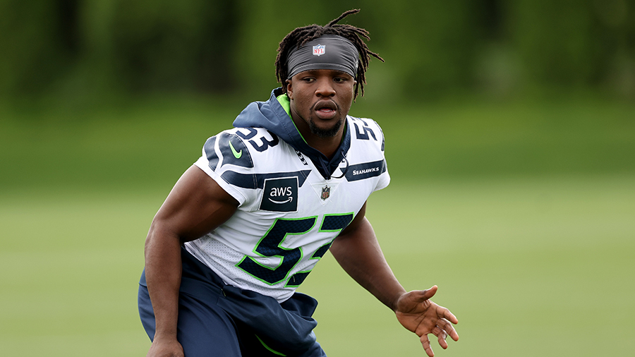 Seattle Seahawks Boye Mafe OTAs 2024 June 3...