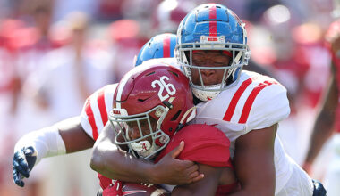 Seattle Seahawks Jared Ivey tackle Ole Miss Alabama 2023...