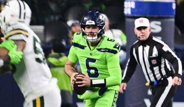 Seattle Seahawks QB Sam Howell...