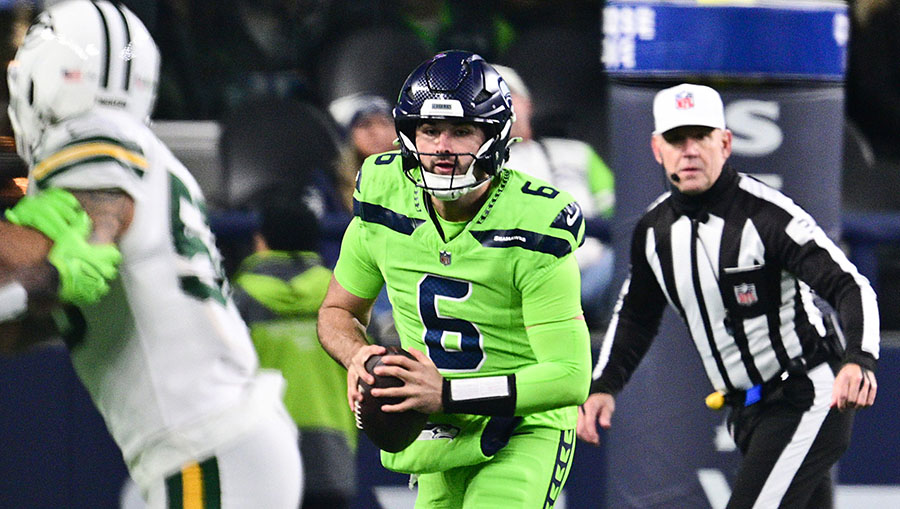 Seattle Seahawks QB Sam Howell...