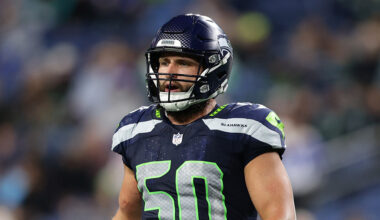 Seattle Seahawks backup linebacker Patrick O'Connell 2024 preseason...
