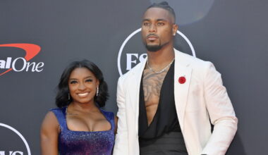 Simone Biles Shares Unseen Video With Jonathan Owens While Awaiting Next Bears Game