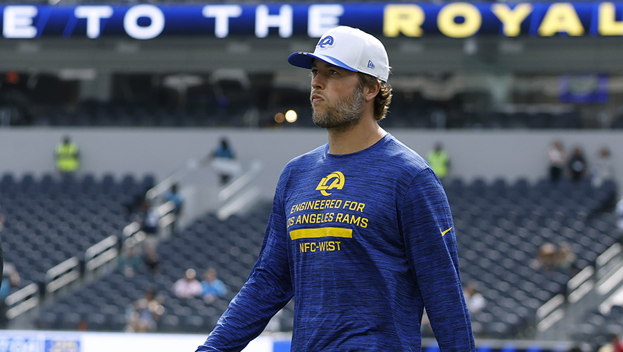 NFC West Check-In Los Angeles Rams Matthew Stafford...
