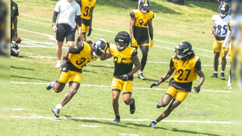 Steelers roster Beanie Bishop Cory Trice DeMarvin Leal Robert Woods